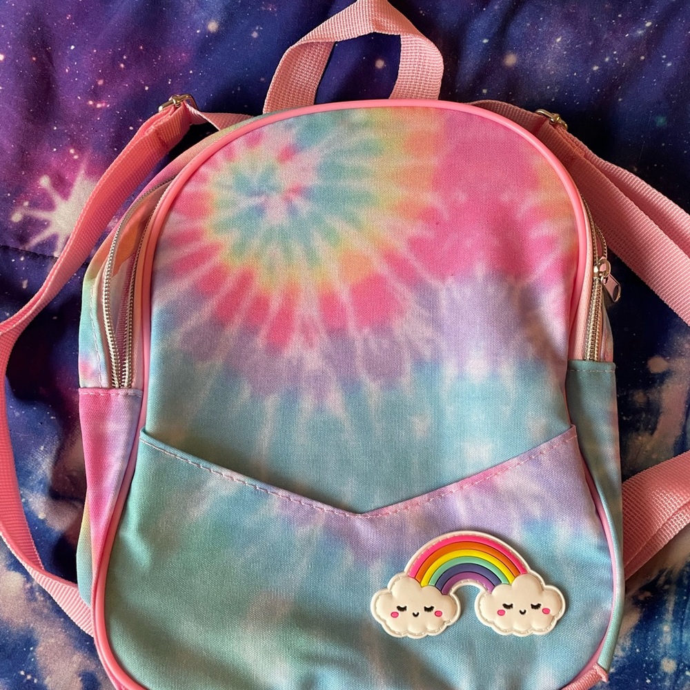 🚨NWOT TyeDye Rainbow Mini Backpack